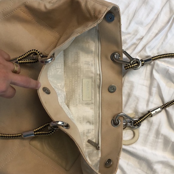 Auth Chanel Tote Bag Canvas Beige #15757C26 - Picture 14 of 14